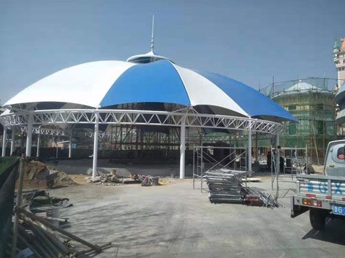 江蘇膜結(jié)構(gòu)景觀施工完成